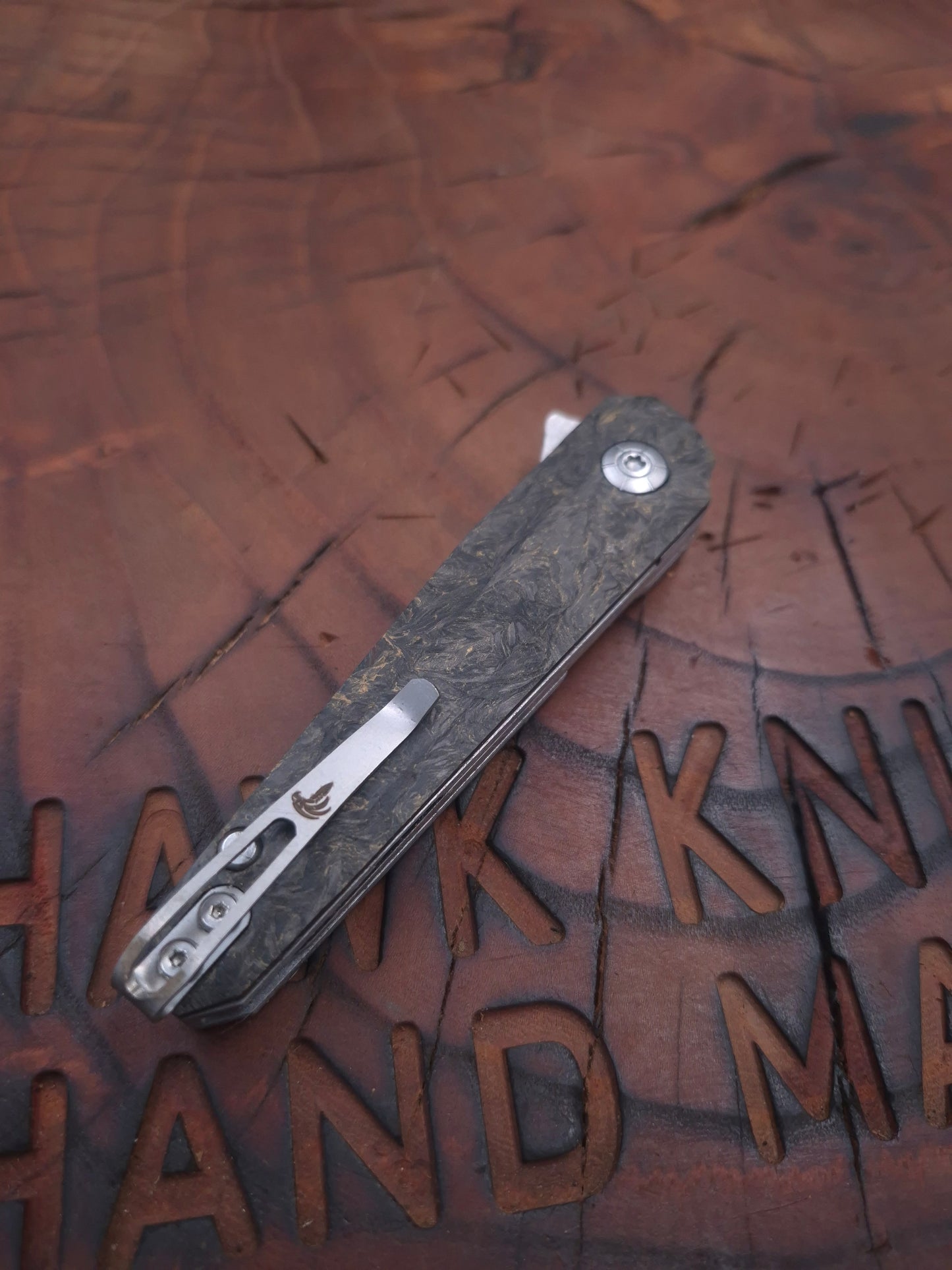 HAWK-7 KRIDASHI CARBON FIBER N690 LINER LOCK KNIFE