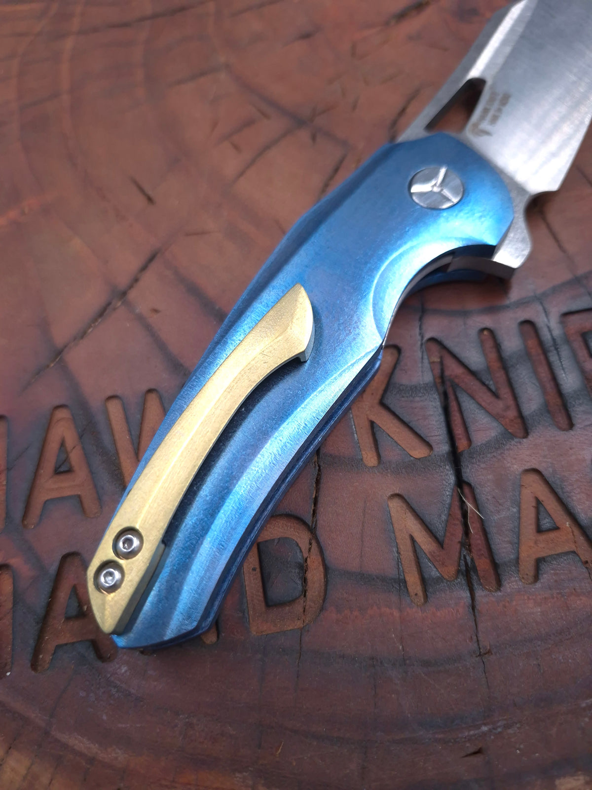 HAWK-9 PLUS(+) M390 FULL TITANIUM CUSTOM LINERLOCK ÇAKI