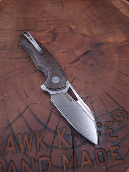 HAWK-9 PLUS(+) N690 KARBONFİBER LİNERLOCK ÇAKI