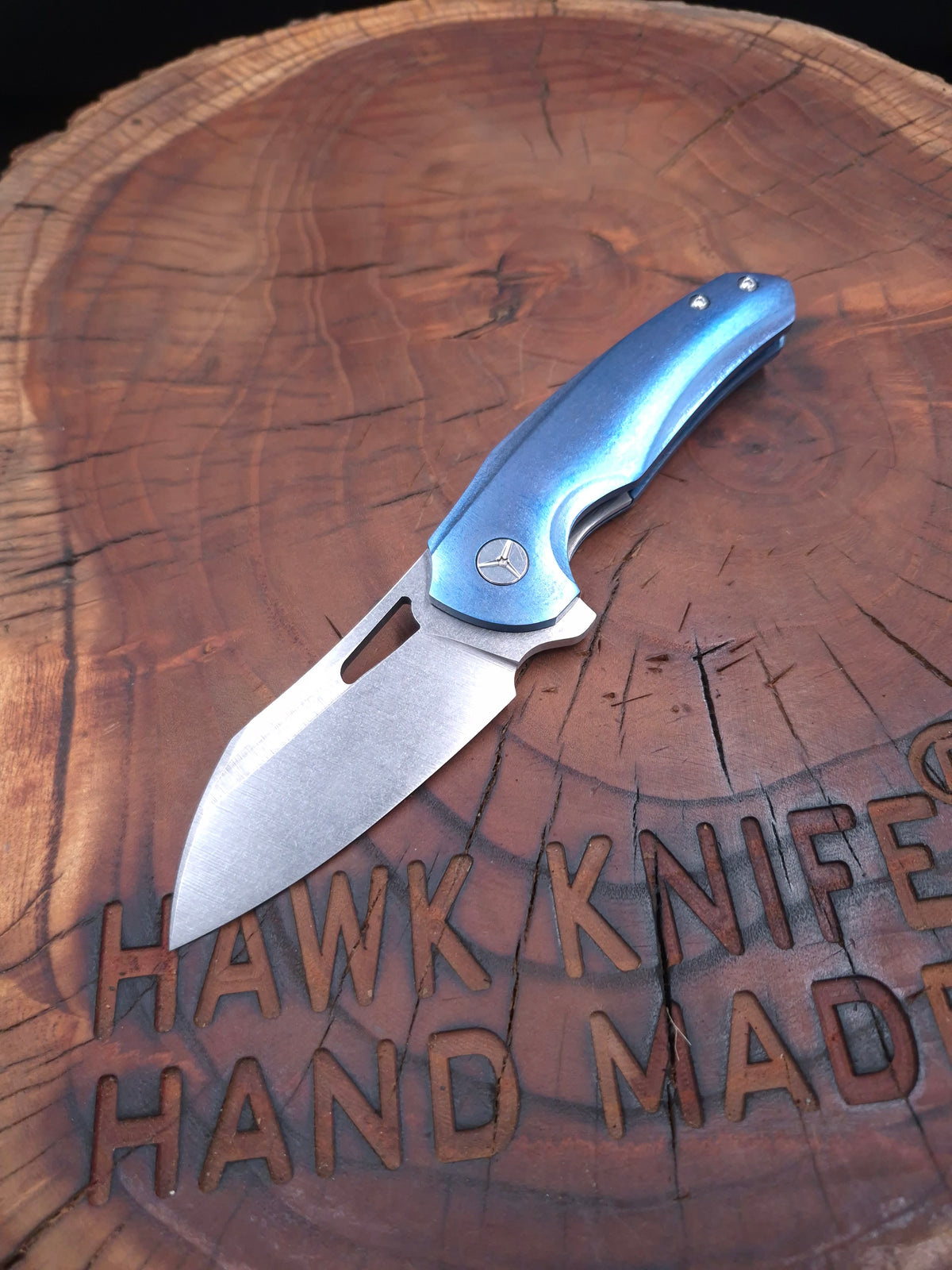 HAWK-9 PLUS(+) M390 FULL TITANIUM CUSTOM LINERLOCK ÇAKI