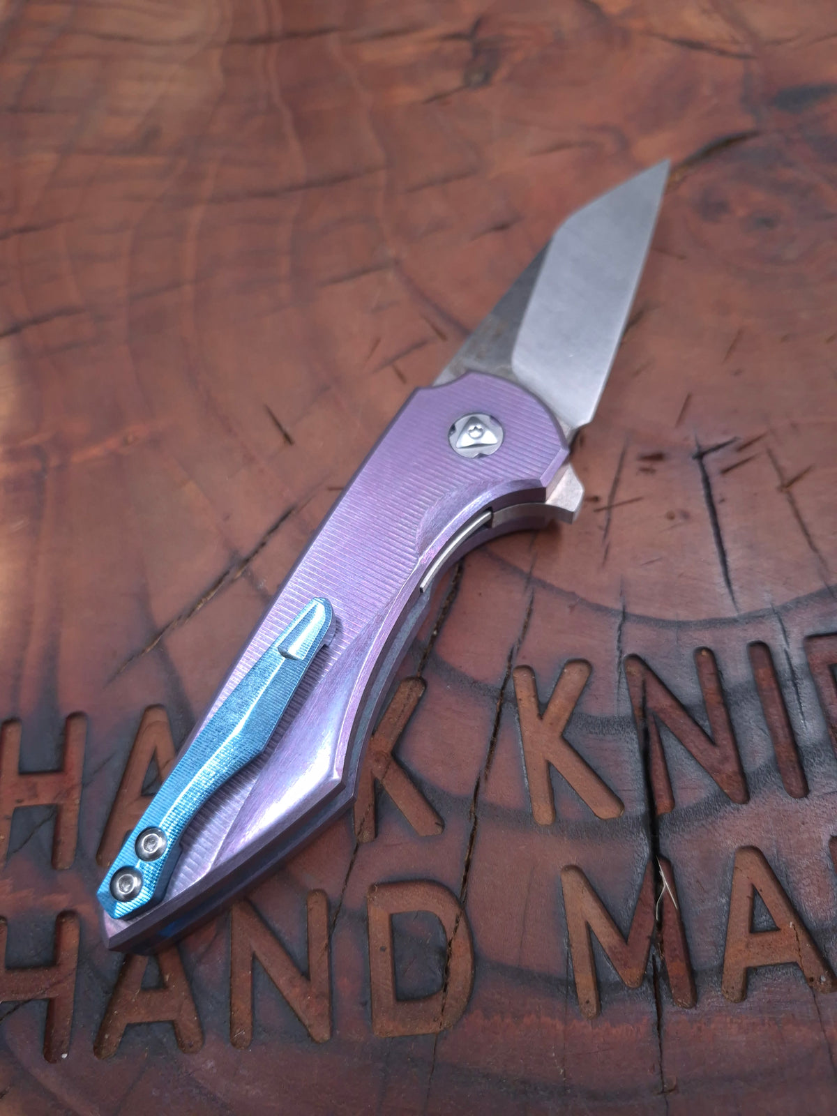 HWK-10 M390 FULL TITANIUM  CUSTOM LINERLOCK ÇAKI