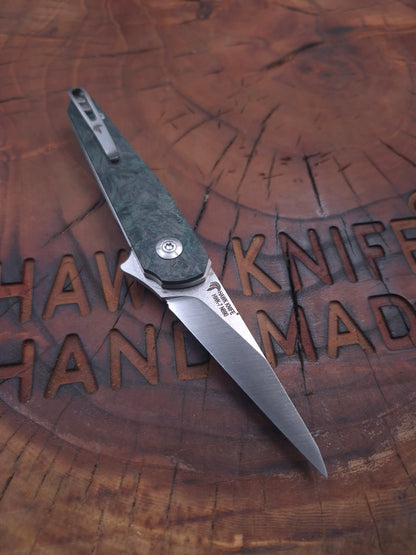 HAWK-7 KRIDASHI KARBONFİBER N690 LİNERLOCK ÇAKI