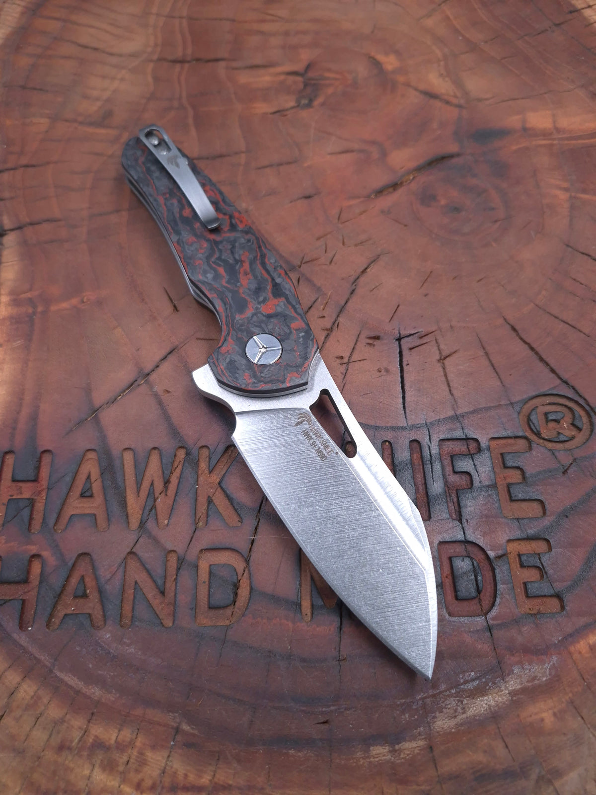 HAWK-9 PLUS(+) N690 LAYERED KARBONFİBER ÇAKI