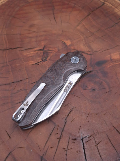 HAWK-9 PLUS(+) N690 KARBONFİBER LİNERLOCK ÇAKI