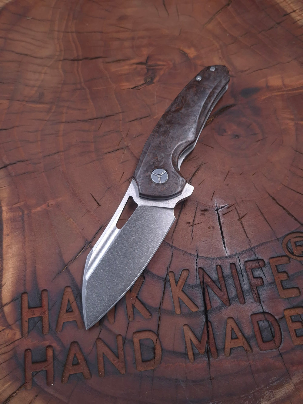 HAWK-9 PLUS(+) N690 CARBON FIBER LINERLOCK FOLDING KNIFE