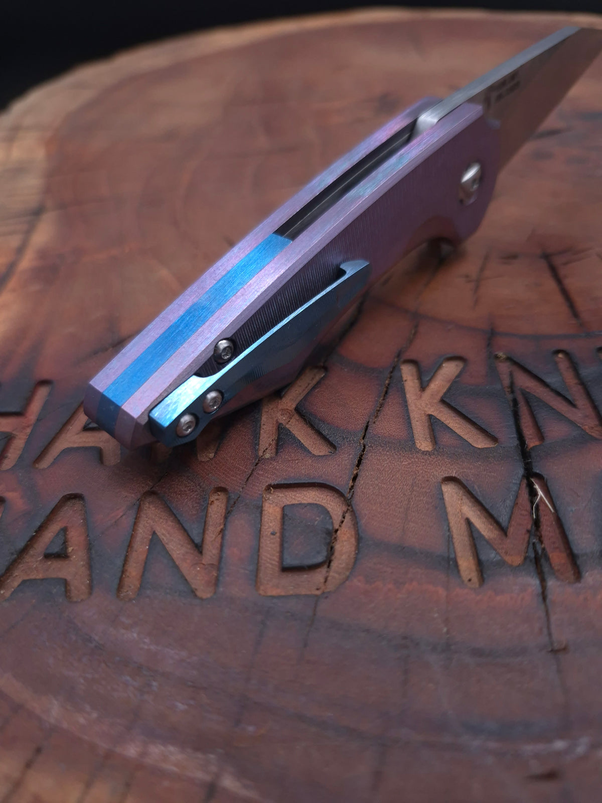 HWK-10 M390 FULL TITANIUM  CUSTOM LINERLOCK ÇAKI