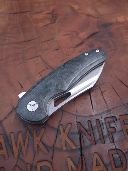 HAWK-9 PLUS(+) N690 KARBONFİBER LİNERLOCK ÇAKI