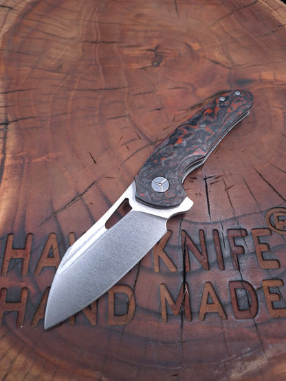 HAWK-9 PLUS(+) N690 LAYERED KARBONFİBER ÇAKI