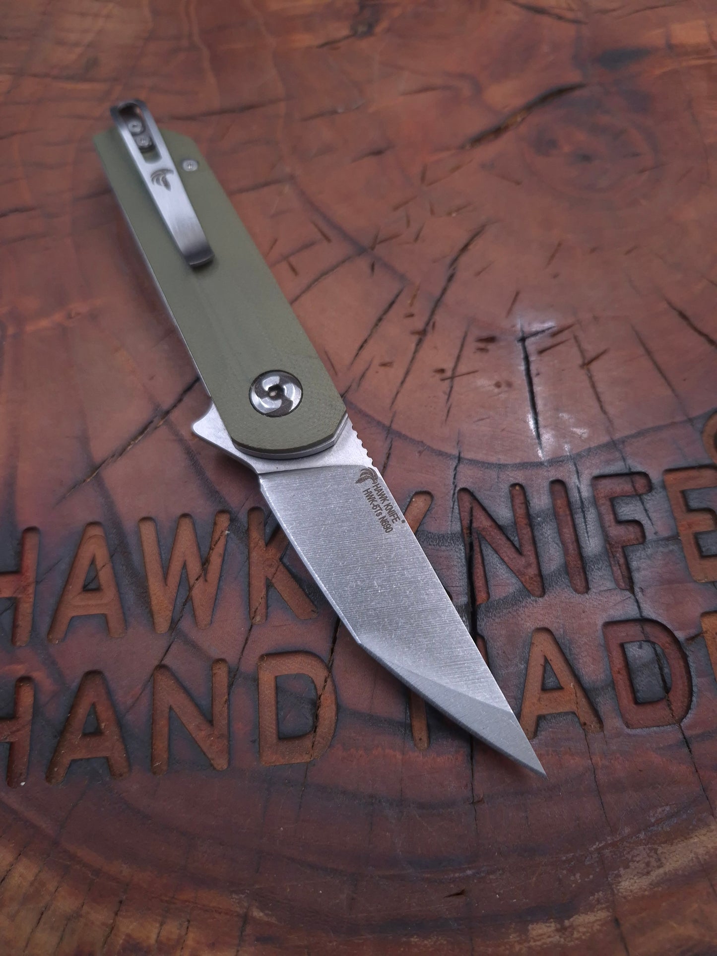 HAWK-6Ts (TANTO) N690 G10 LINERLOCK FOLDING KNIFE