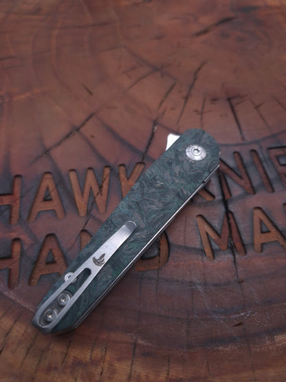 HAWK-7 KRIDASHI KARBONFİBER N690 LİNERLOCK ÇAKI