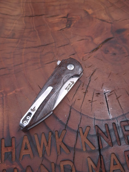 HAWK-10 N690 KARBONFİBER LİNERLOCK ÇAKI
