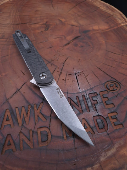 HAWK-6T (TANTO) M398 KARBONFİBER LİNERLOCK ÇAKI