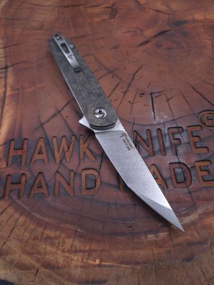 HAWK-6T (TANTO) N690 KARBONFİBER LİNERLOCK ÇAKI
