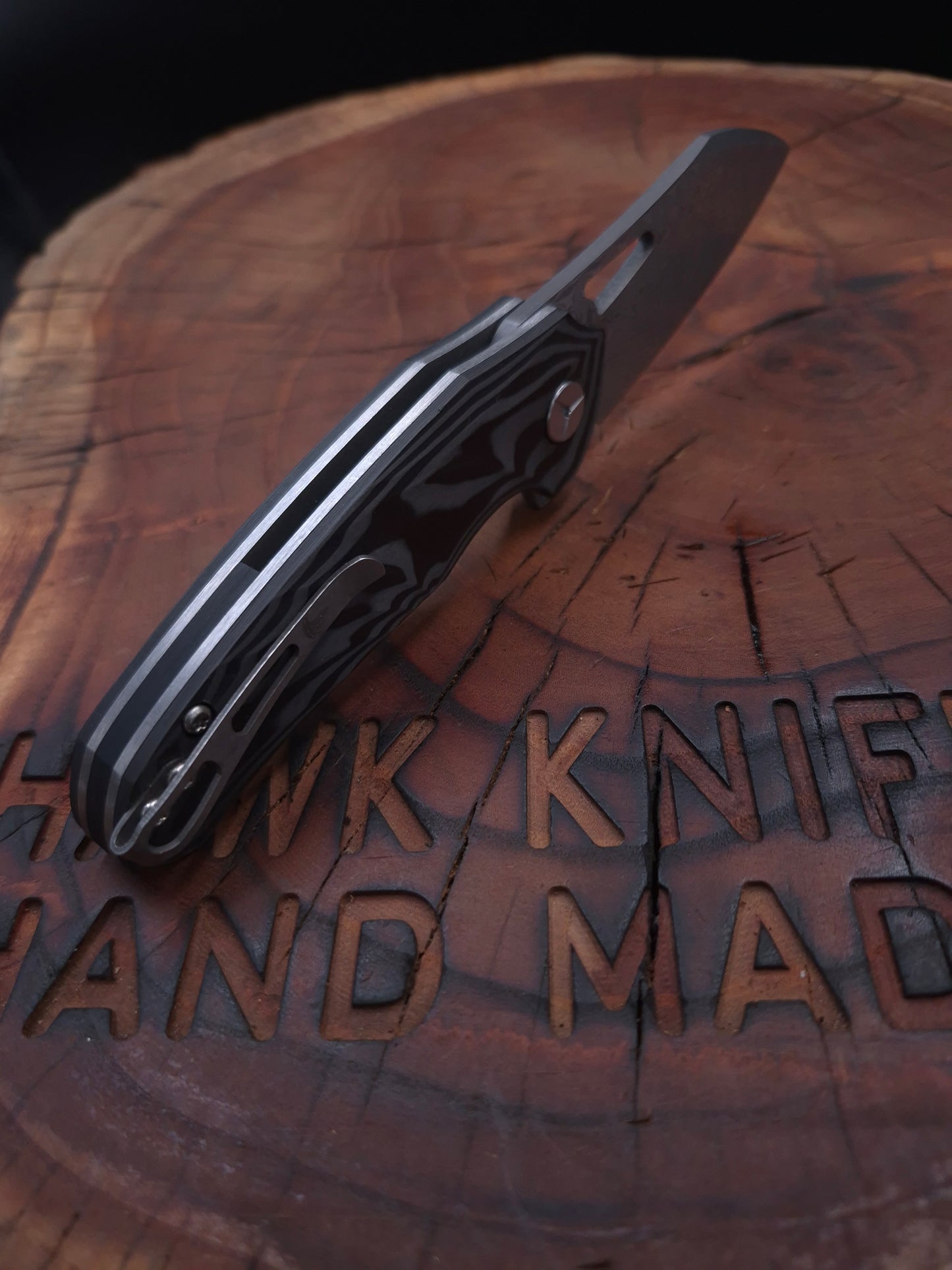 HWK-9 Stainless Steel Damascus