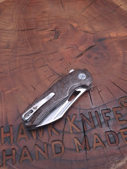 HAWK-9 PLUS(+) N690 KARBONFİBER LİNERLOCK ÇAKI