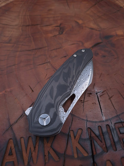 HWK-9 Stainless Steel Damascus