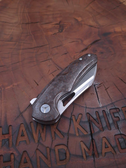 HAWK-9 PLUS(+) N690 KARBONFİBER LİNERLOCK ÇAKI