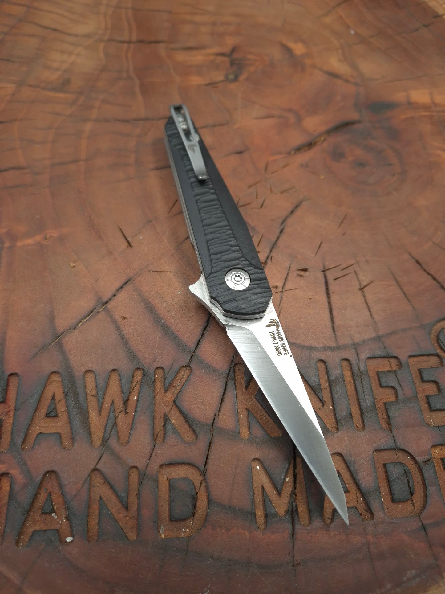 HAWK-7 KRIDASHI N690 LINERLOCK POCKET KNIFE