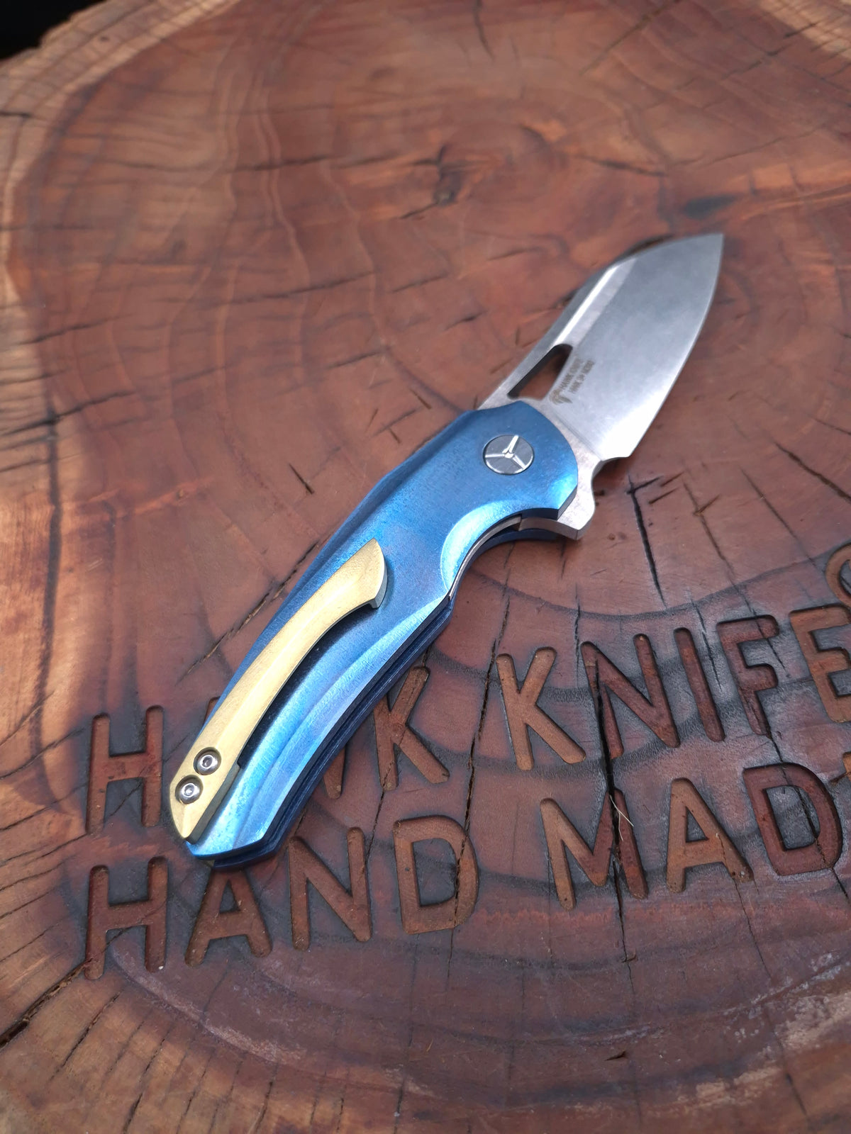 HAWK-9 PLUS(+) M390 FULL TITANIUM CUSTOM LINERLOCK ÇAKI