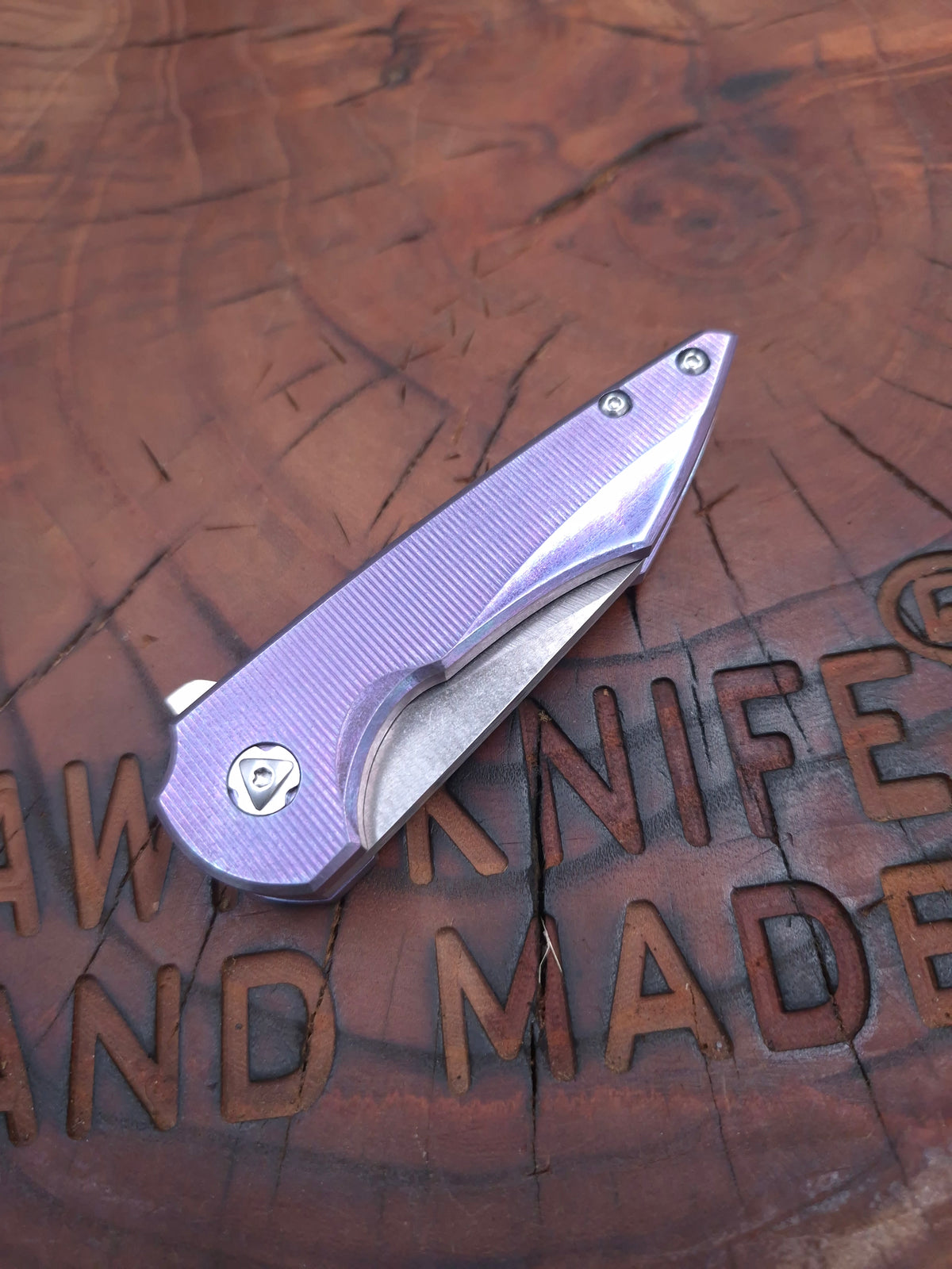 HWK-10 M390 FULL TITANIUM  CUSTOM LINERLOCK ÇAKI