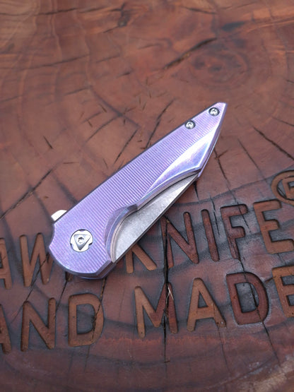 HWK-10 M390 FULL TITANIUM  CUSTOM LINERLOCK ÇAKI