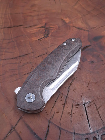 HAWK-9 PLUS(+) N690 KARBONFİBER LİNERLOCK ÇAKI