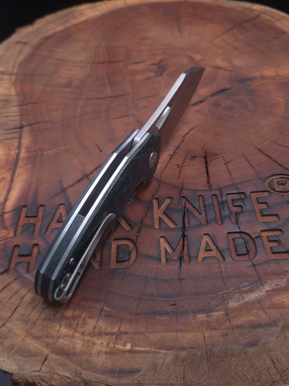 HAWK-9 PLUS(+) N690 KARBONFİBER LİNERLOCK ÇAKI
