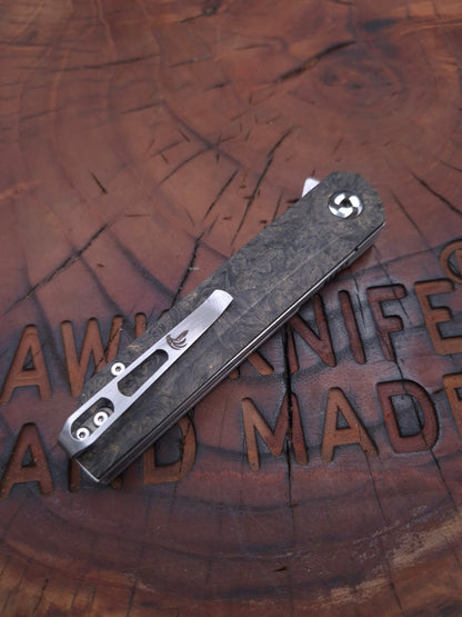 HAWK-6T (TANTO) N690 KARBONFİBER LİNERLOCK ÇAKI