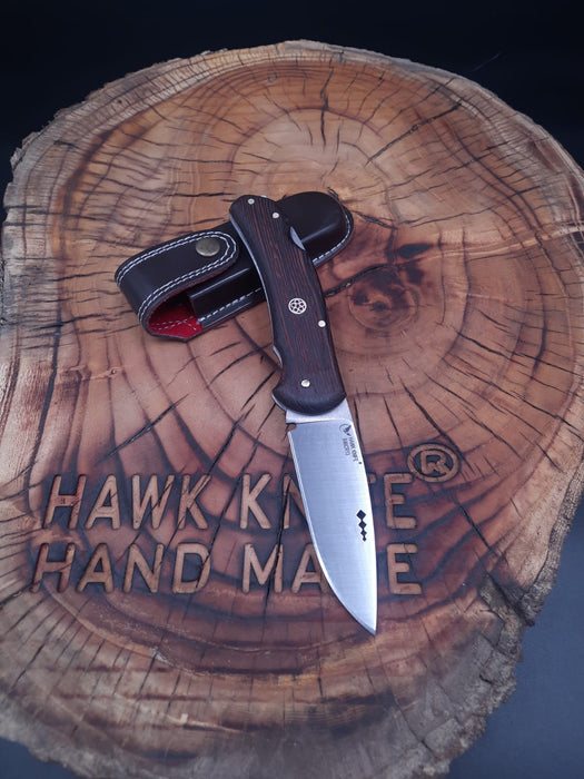 STAINLESS STEEL BUSHCRAFT KNIFE — Hawk Knife