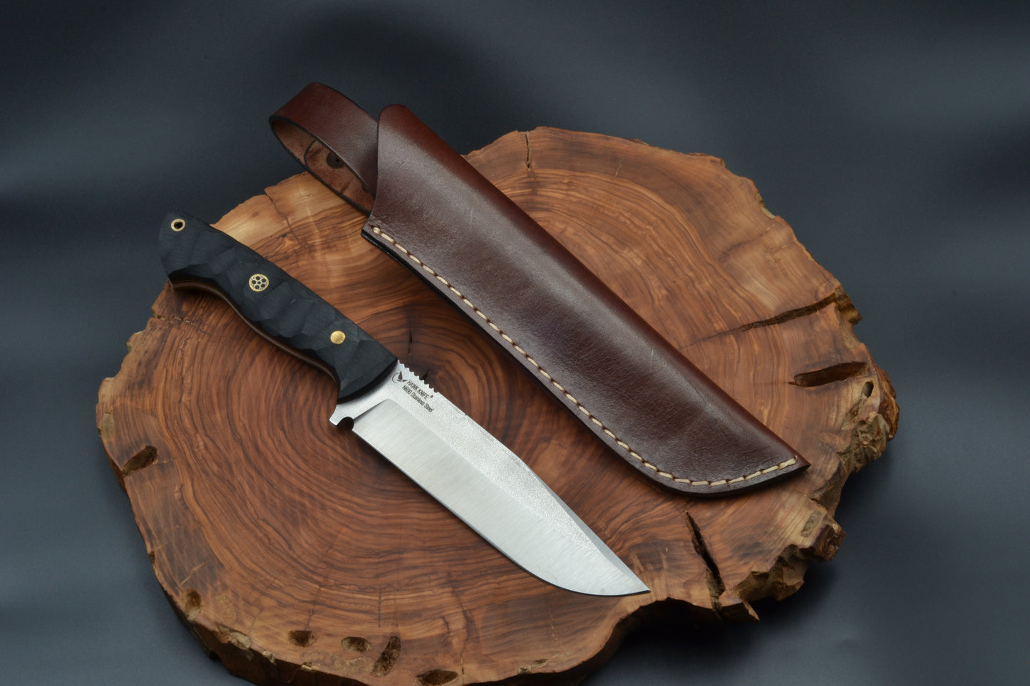 DROP POINT EL YAPIMI N690 ÇELİK  OUTDOOR BIÇAK